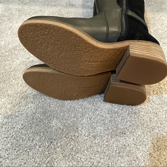 NWT Lucky Brand Timinii Leather Knee High Round Toe Riding Boots - Picture 11 of 16